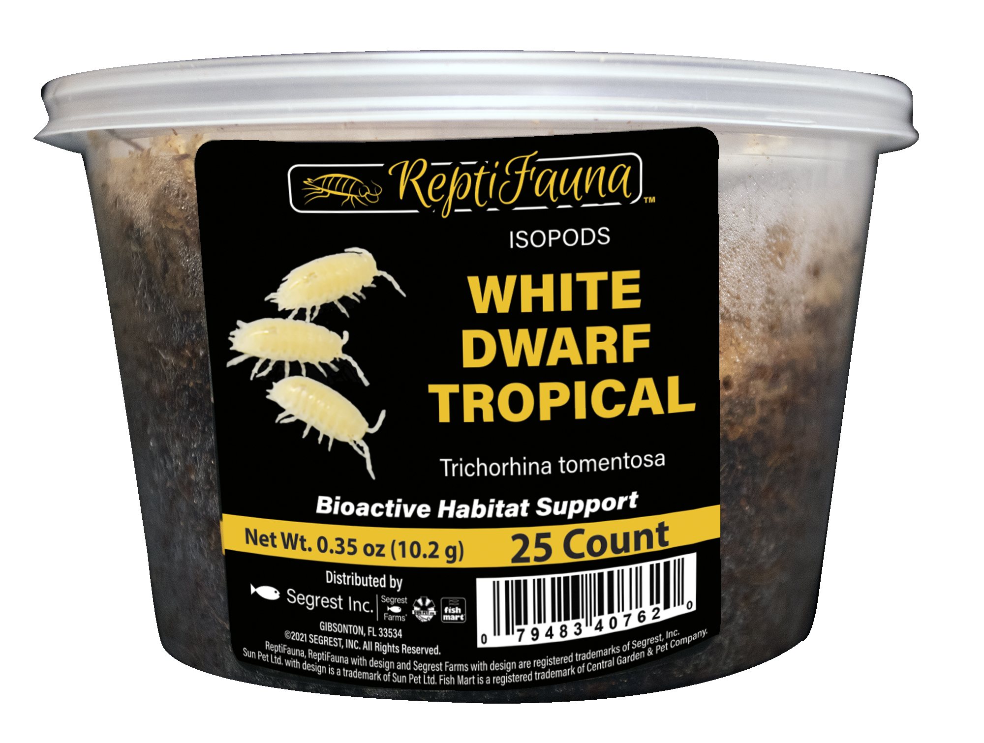 ReptiFauna™ Isopods White Dwarf Tropical