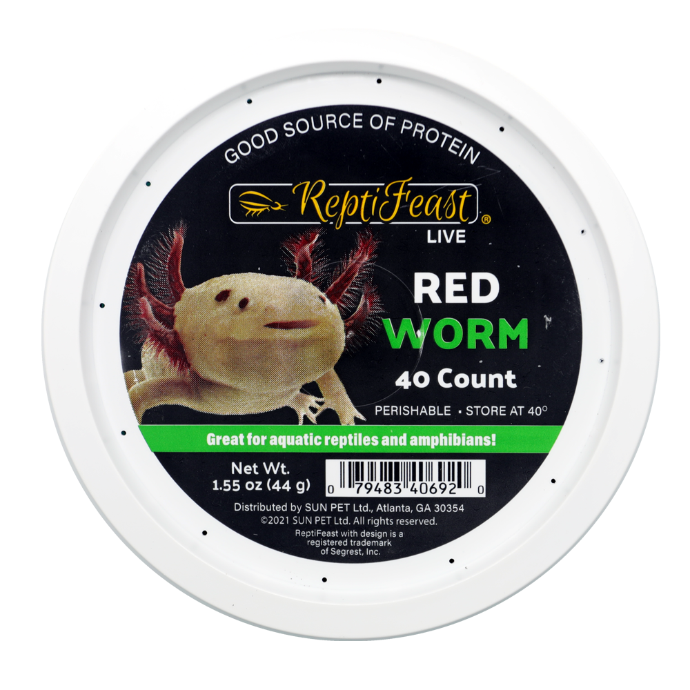 ReptiFeast® Redworms 40 count