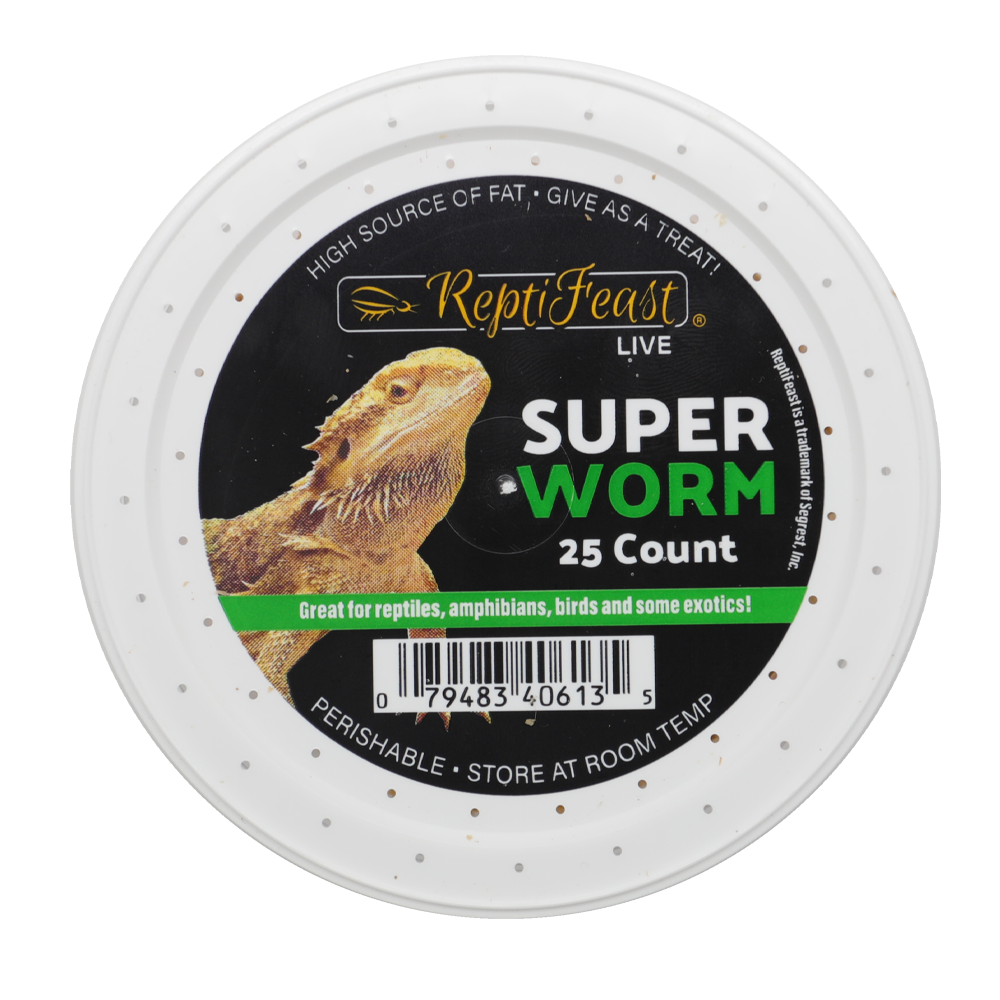 ReptiFeast® Superworm 25 count