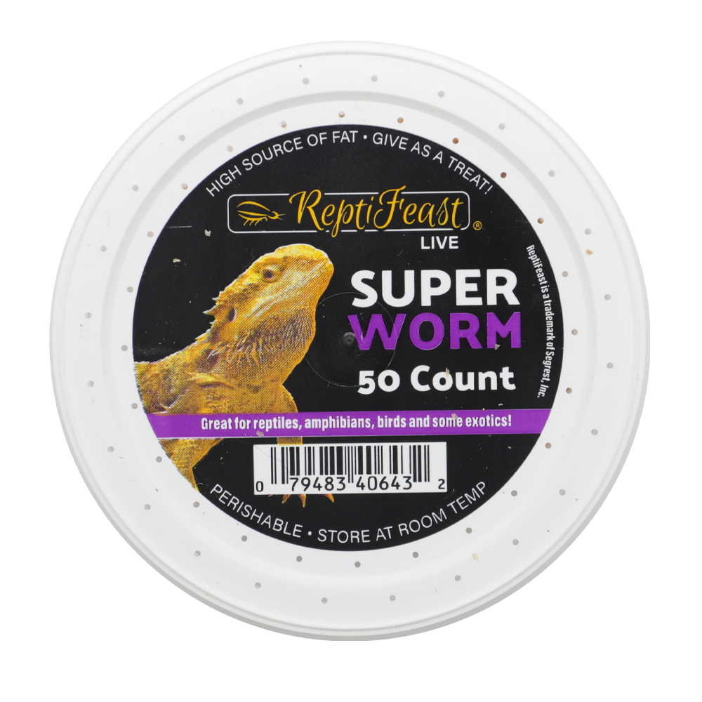 ReptiFeast® Superworm 50 count
